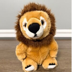 Adventure Planet Belly Buddy Lion Plush Stuffed Animal Wildlife Realistic Safari